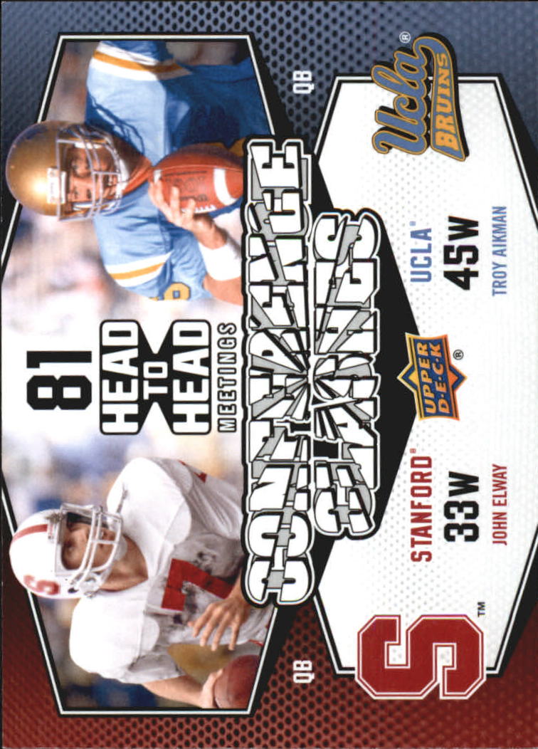 2011 Upper Deck Conference Clashes #CC2 John Elway/Troy Aikman