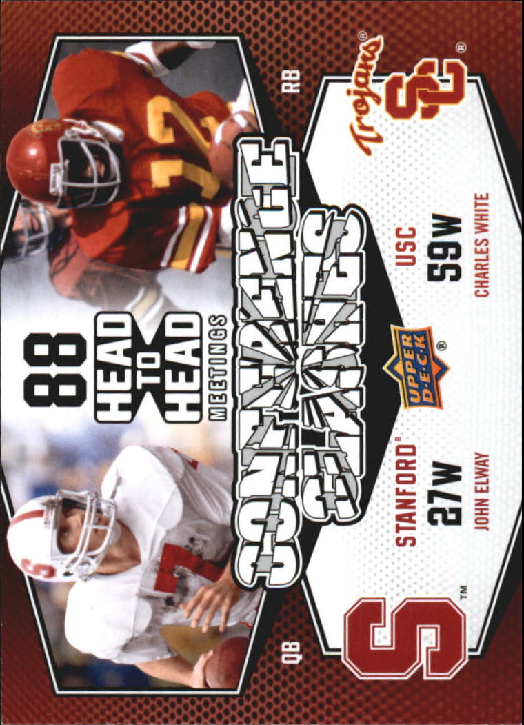2011 Upper Deck Conference Clashes #CC5 Charles White/John Elway