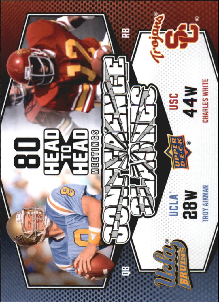 2011 Upper Deck Conference Clashes #CC7 Charles White/Troy Aikman