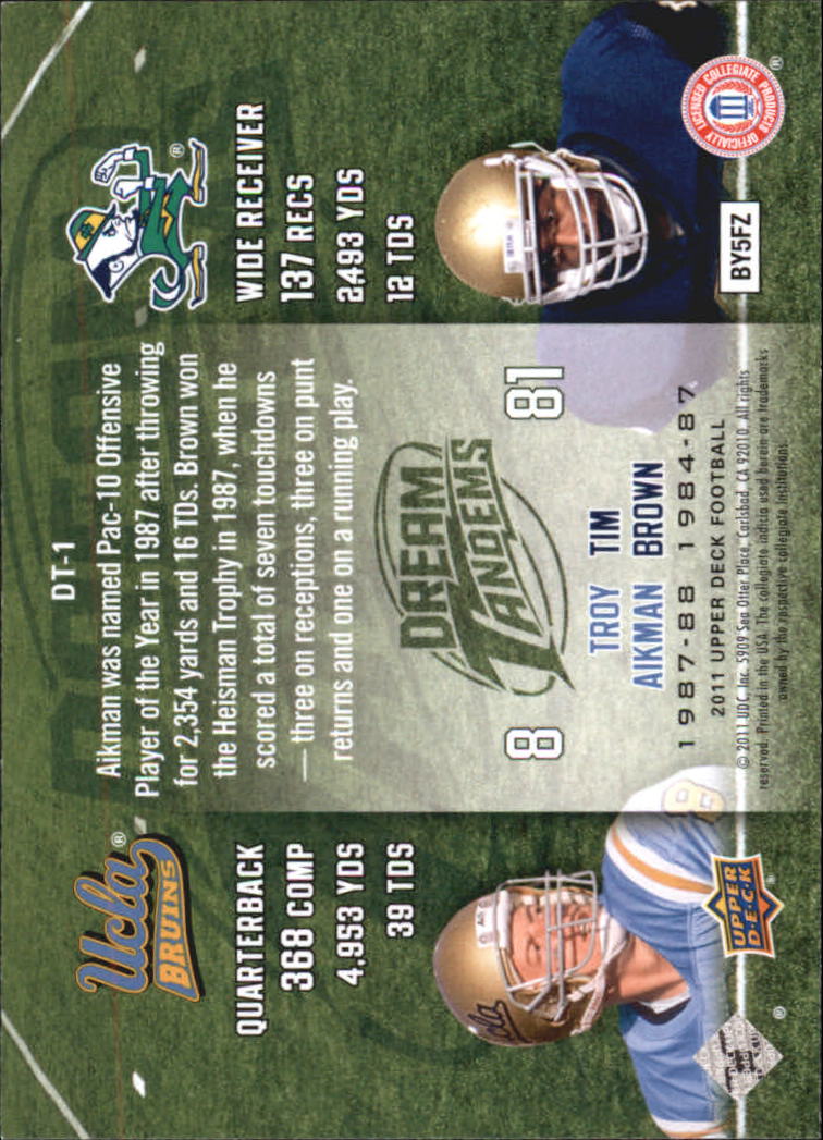 A6792- 2011 Upper Deck FB Assorted Insert Cards -You Pick- 15+ FREE US SHIP - Picture 295 of 426