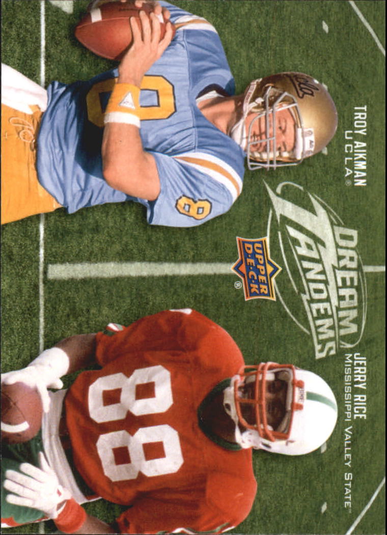 2011 Upper Deck Dream Tandems #DT5 Jerry Rice/Troy Aikman