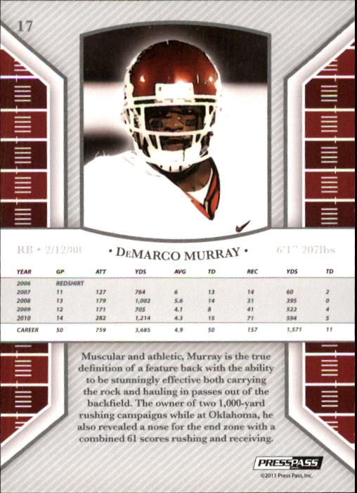 2011 Press Pass Legends Football Cards - Picture 5 of 21