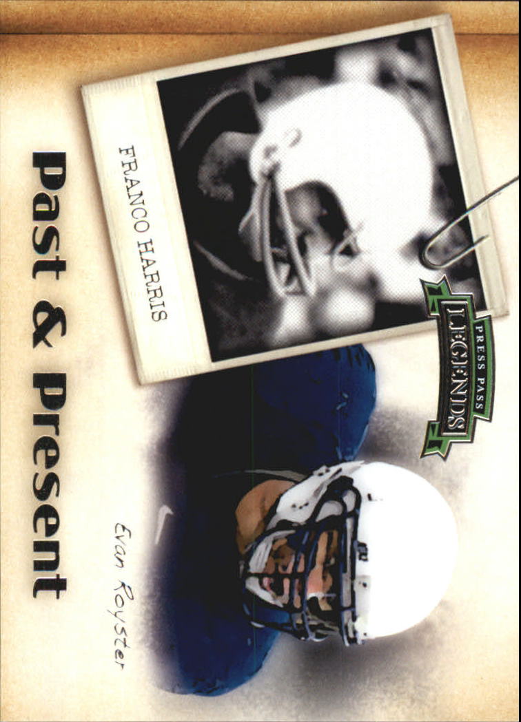 2011 Press Pass Legends Past and Present #PP10 Franco Harris/Evan Royster