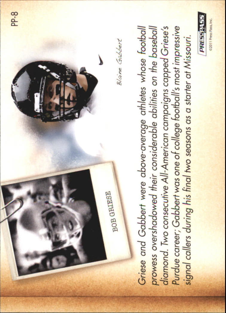 2011 Press Pass Legends Football Cards - Picture 21 of 21
