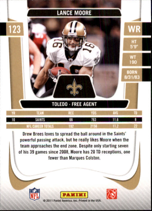 A7504- 2011 Prestige FB Card #s 1-250 +Rookies -You Pick- 15+ FREE US SHIP - Picture 245 of 473