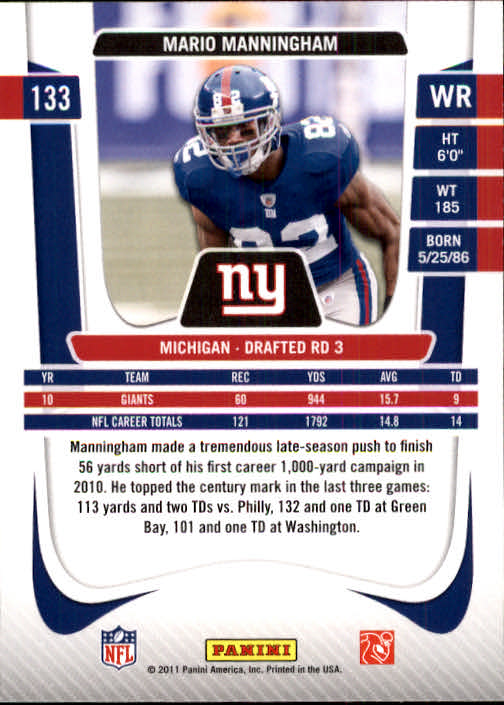 A7504- 2011 Prestige FB Card #s 1-250 +Rookies -You Pick- 15+ FREE US SHIP - Picture 265 of 473