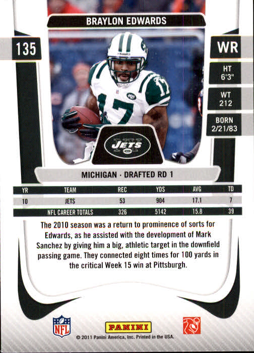 A7504- 2011 Prestige FB Card #s 1-250 +Rookies -You Pick- 15+ FREE US SHIP - Picture 269 of 473