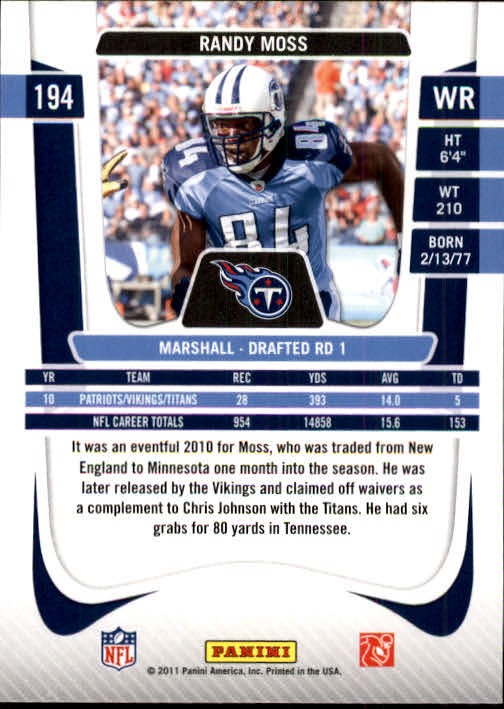 A7504- 2011 Prestige FB Card #s 1-250 +Rookies -You Pick- 15+ FREE US SHIP - Picture 385 of 473