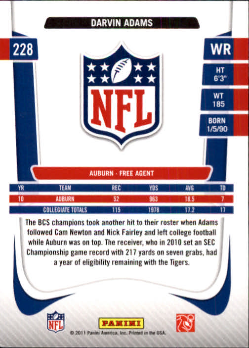 A7504- 2011 Prestige FB Card #s 1-250 +Rookies -You Pick- 15+ FREE US SHIP - Picture 437 of 473