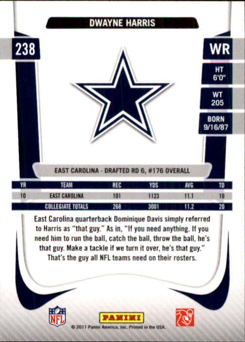 A7504- 2011 Prestige FB Card #s 1-250 +Rookies -You Pick- 15+ FREE US SHIP - Picture 453 of 473