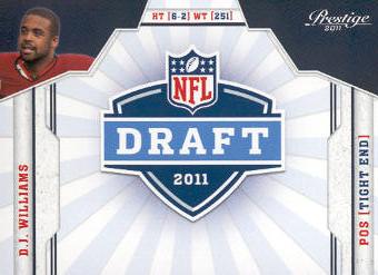 2011 Prestige NFL Draft #7 D.J. Williams