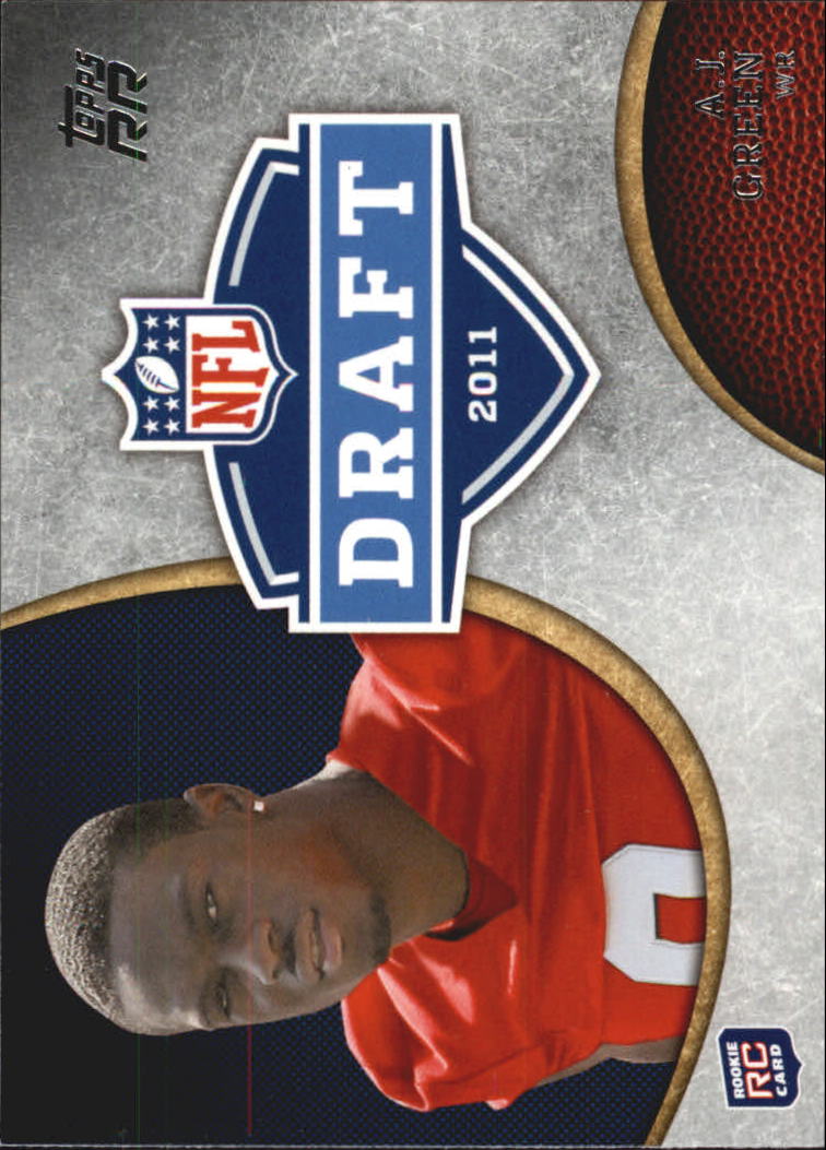2011 Topps Rising Rookies NFL Draft #DRAJG A.J. Green