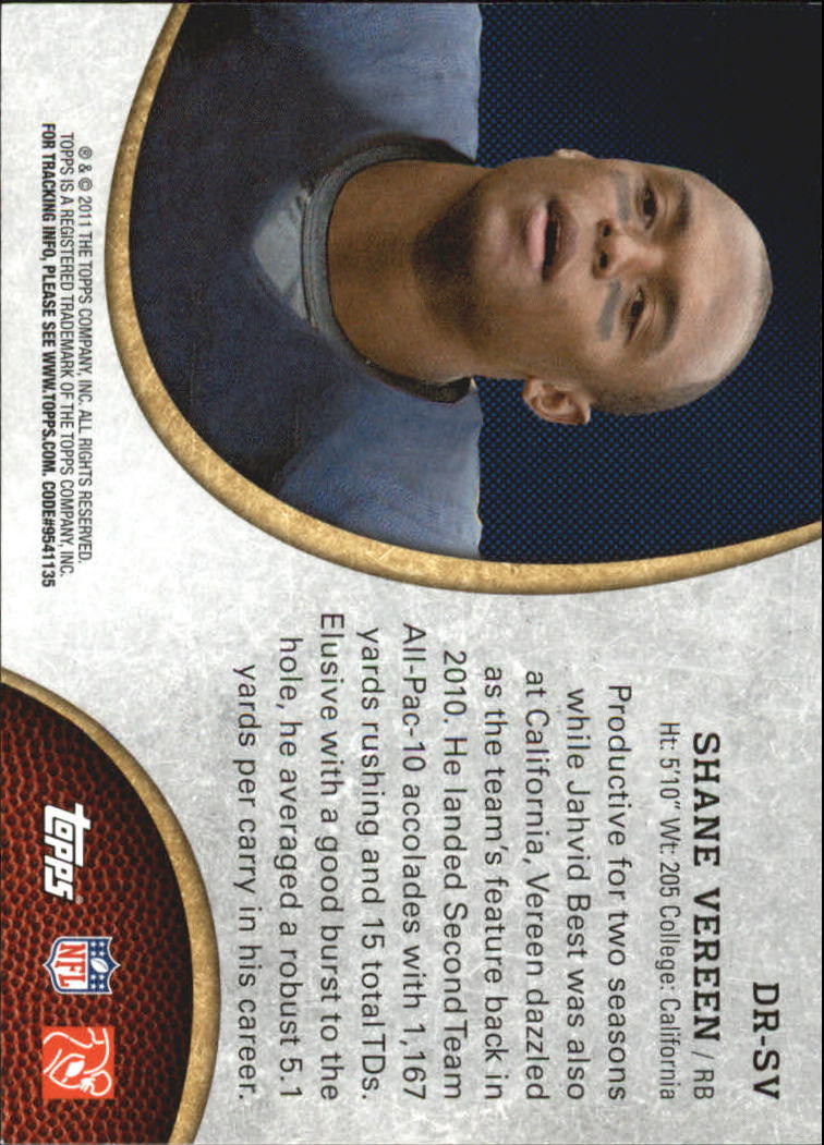 2011 Topps Rising Rookies Football NFL Draft Rookie Insert Singles - You Choose - Picture 52 of 58