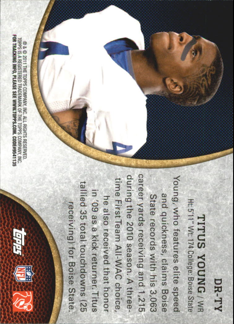 2011 Topps Rising Rookies Football NFL Draft Rookie Insert Singles - You Choose - Picture 58 of 58