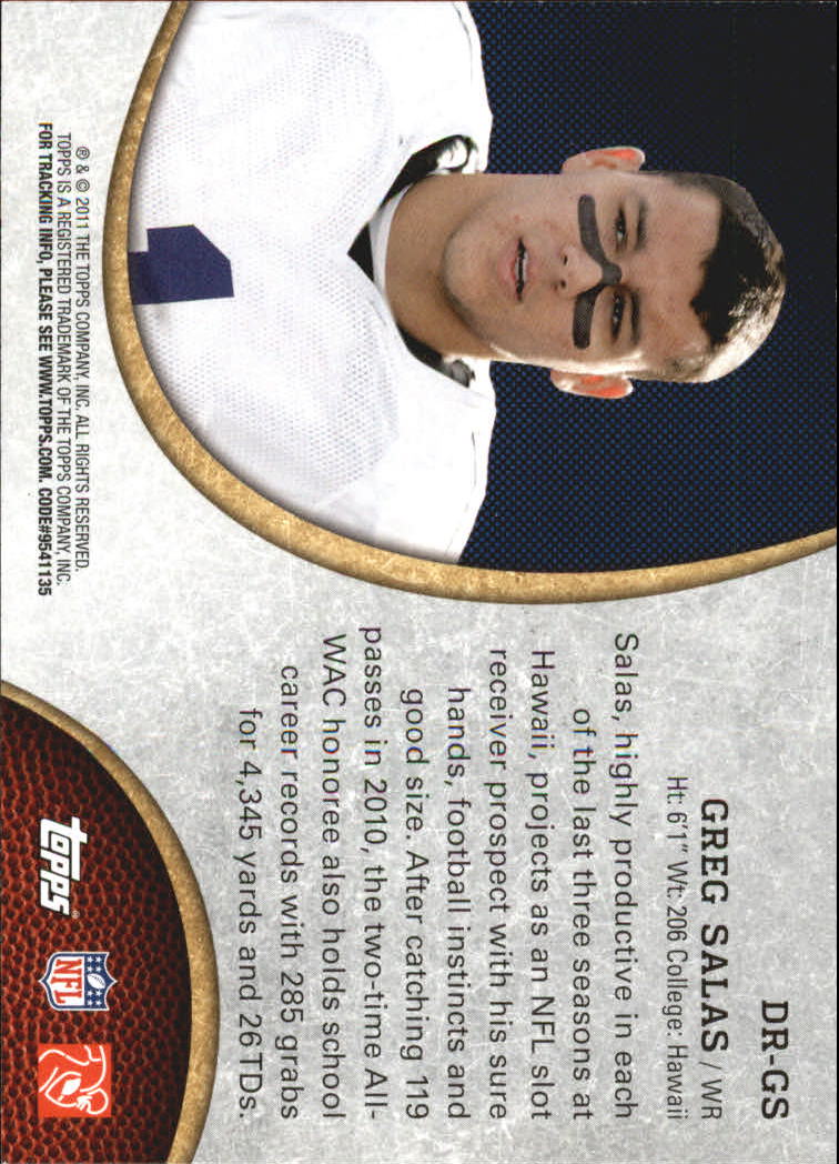2011 Topps Rising Rookies Football NFL Draft Rookie Insert Singles - You Choose - Picture 21 of 58