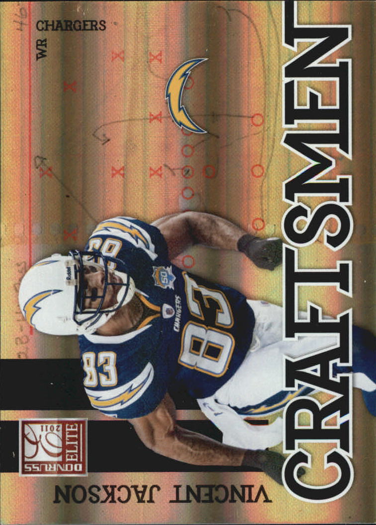 2011 Donruss Elite Craftsmen Black #25 Vincent Jackson
