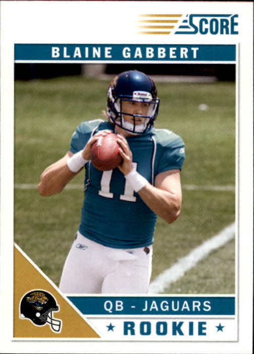 2011 Score #311A Blaine Gabbert RC/(field in background)