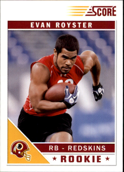 2011 Score #335 Evan Royster RC