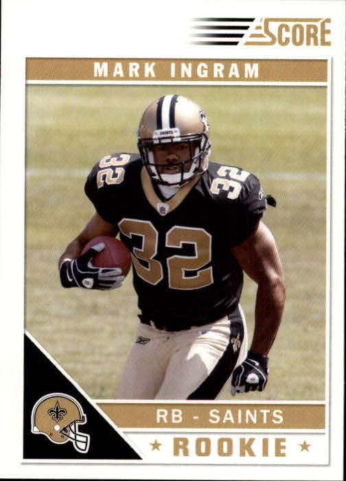 2011 Score #361A Mark Ingram RC/(field only in background)