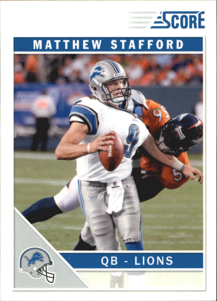 2011 Score Glossy #98 Matthew Stafford