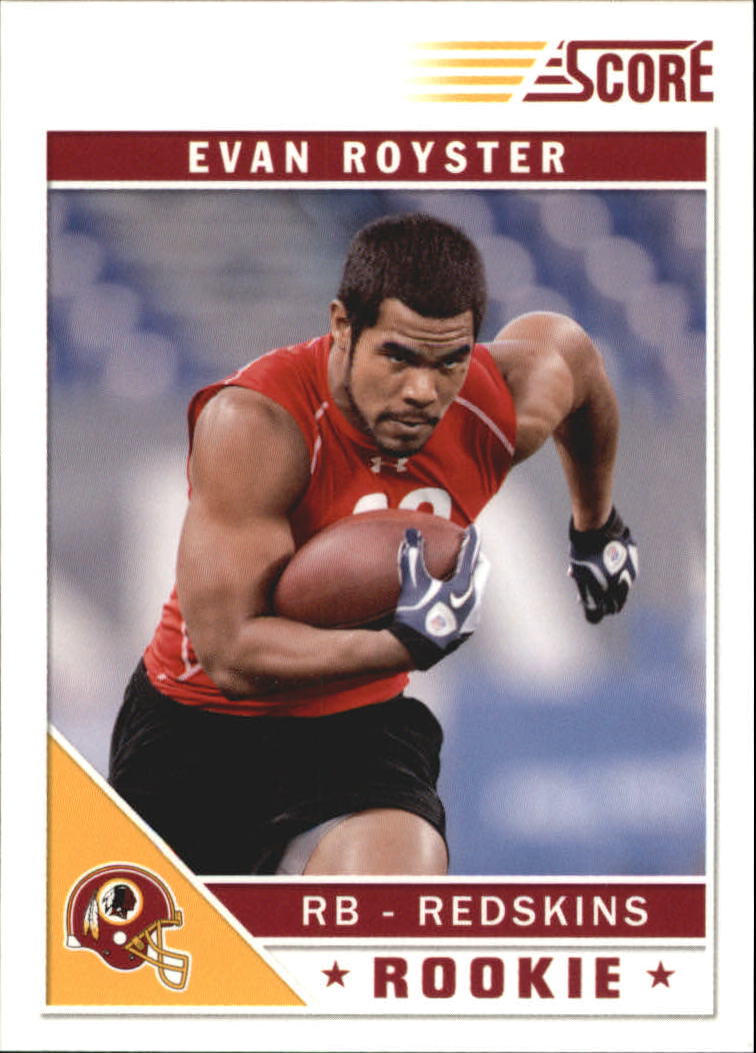 2011 Score Glossy #335 Evan Royster