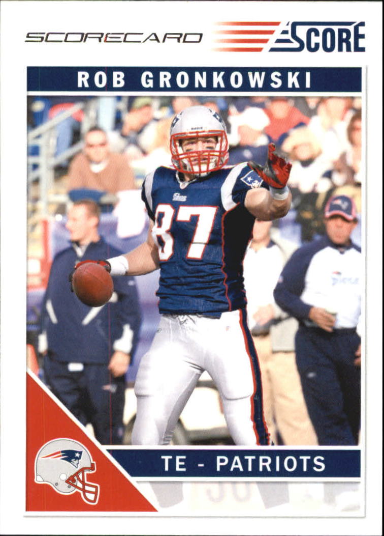2011 Score Scorecard #175 Rob Gronkowski