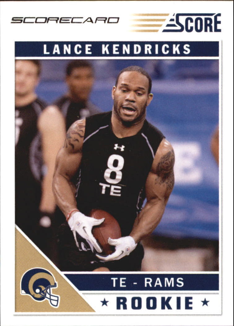 2011 Score Scorecard #357 Lance Kendricks