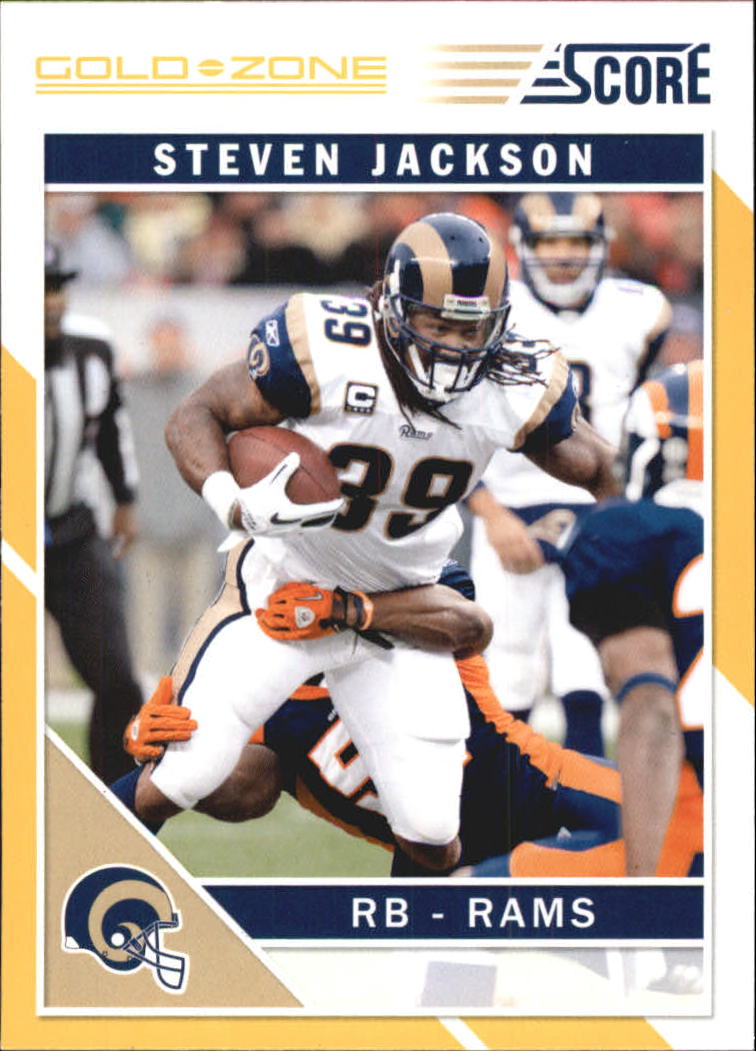 2011 Score Gold Zone #272 Steven Jackson