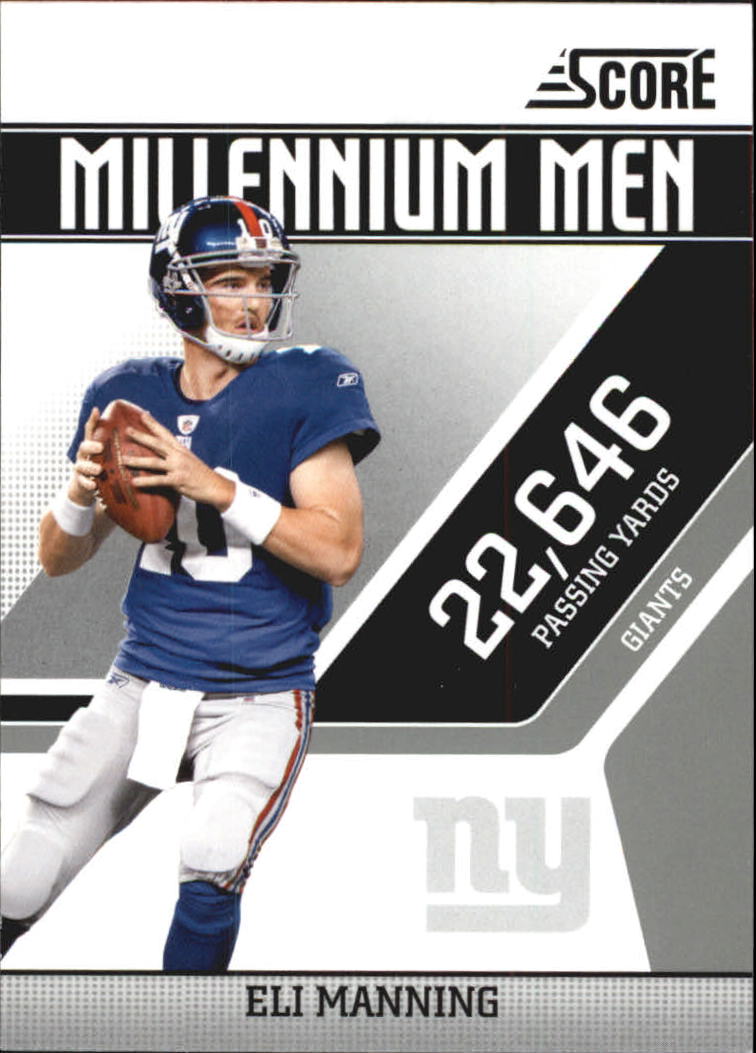 2011 Score Millennium Men #9 Eli Manning
