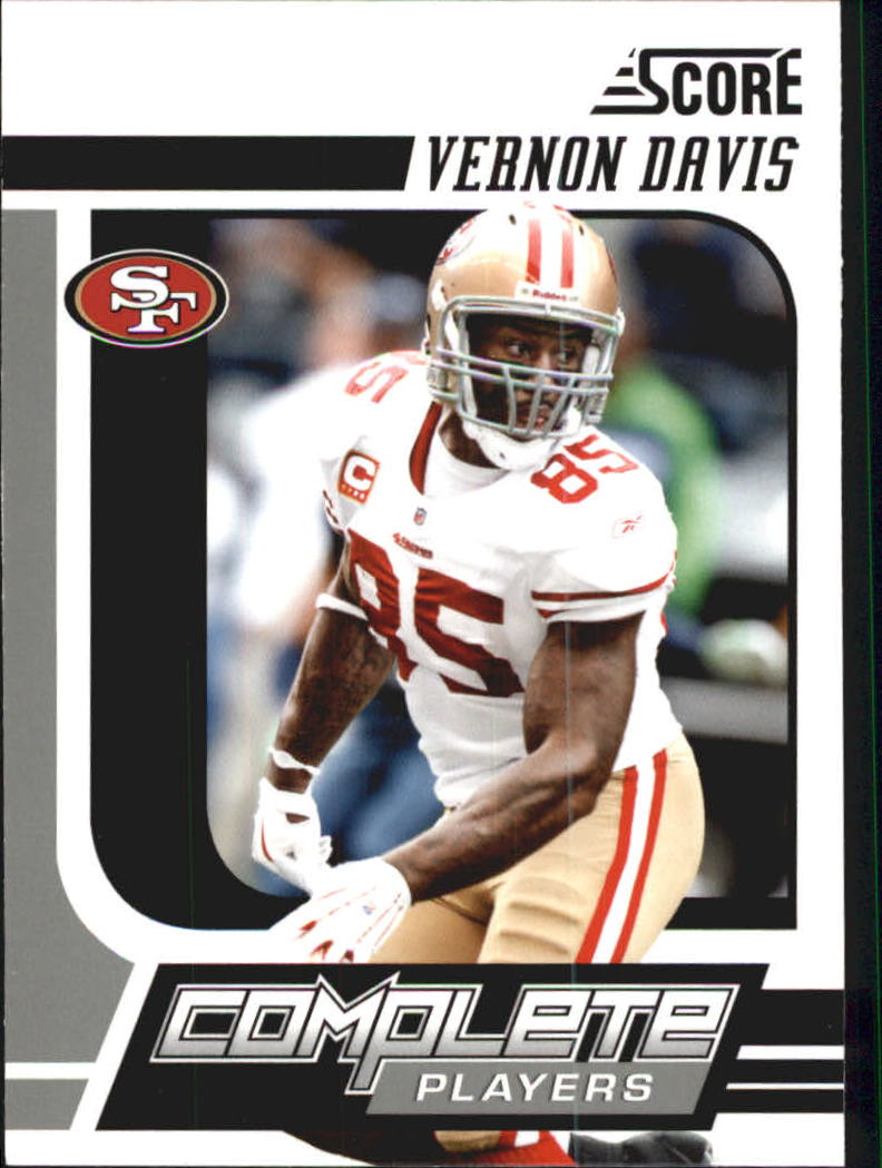2011 Score Complete Players #18 Vernon Davis
