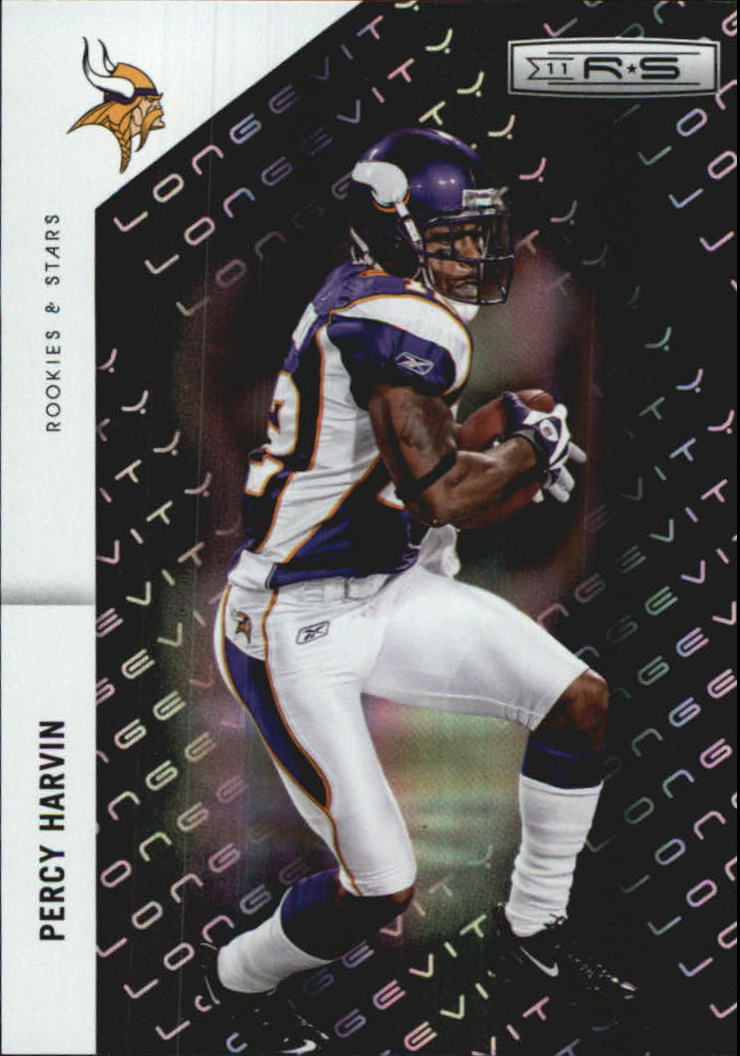 2011 Rookies and Stars Longevity Parallel Silver Holofoil #83 Percy Harvin