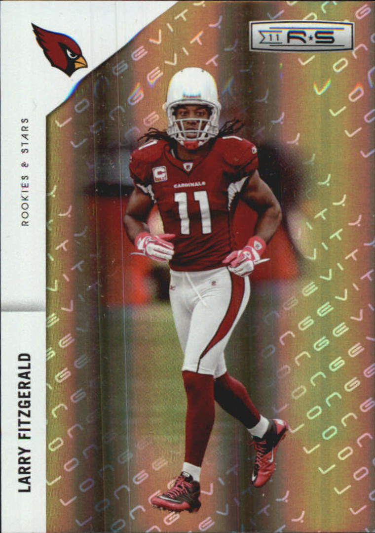 2011 Rookies and Stars Longevity Parallel Gold #2 Larry Fitzgerald