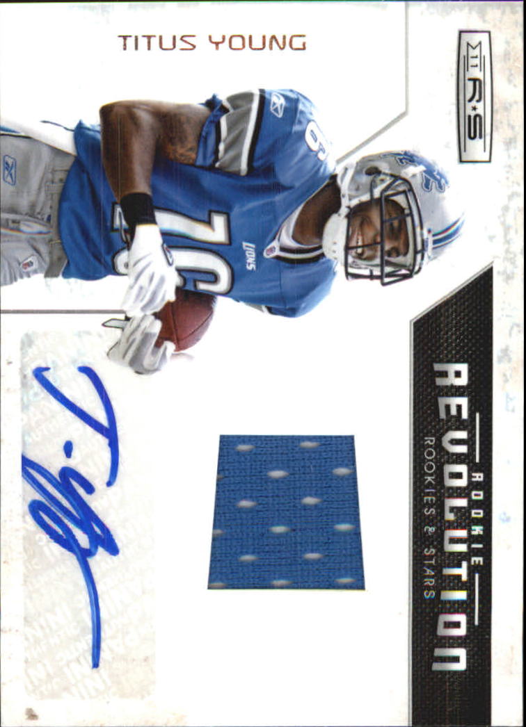 2011 Rookies and Stars Rookie Revolution Materials Autographs #15 Titus Young/25