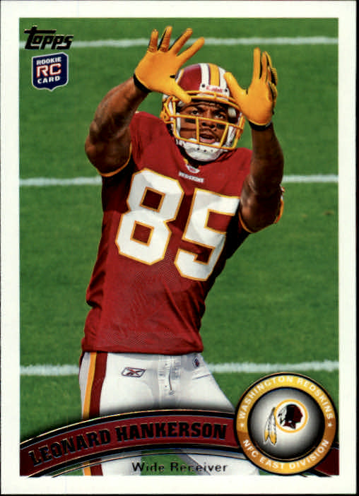 2011 Topps #11A Leonard Hankerson RC/(no football in photo)