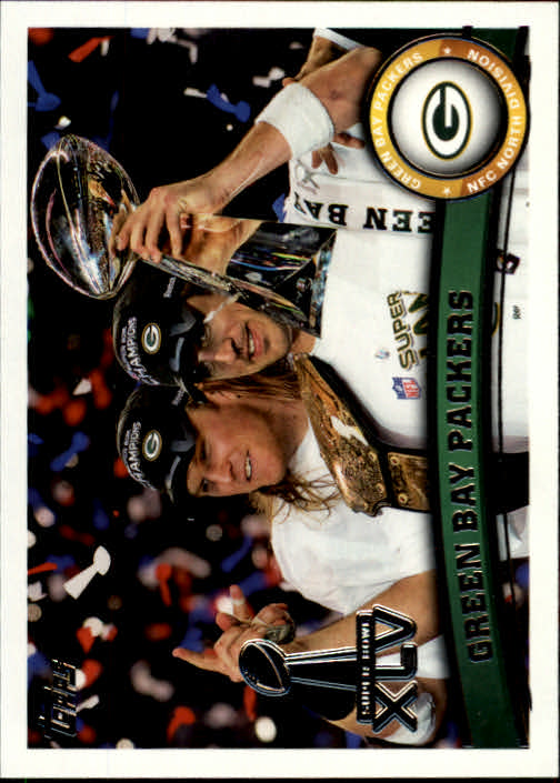 2011 Topps #247 Packers SB Champs/Aaron Rodgers/Clay Matthews