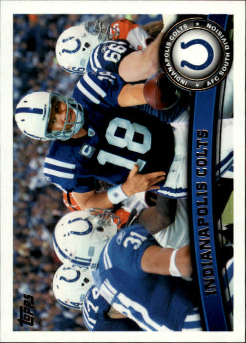 2011 Topps #368 Indianapolis Colts Team/Peyton Manning/Donald Brown