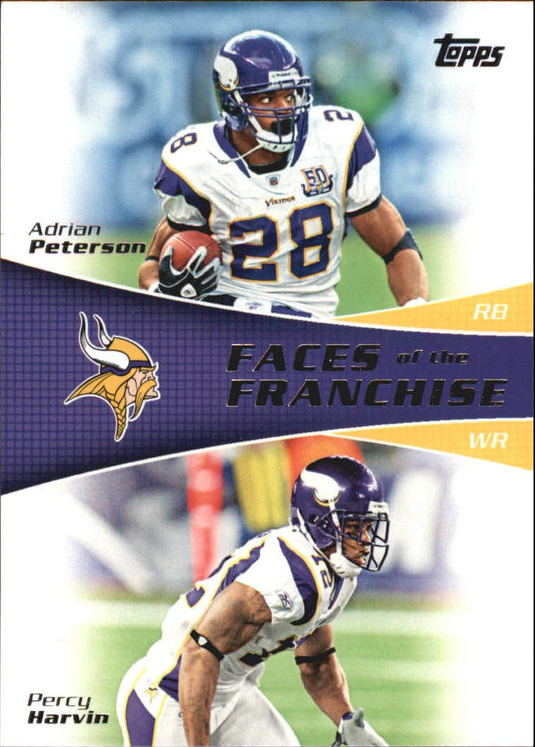 2011 Topps Faces of the Franchise #PH Adrian Peterson/Percy Harvin