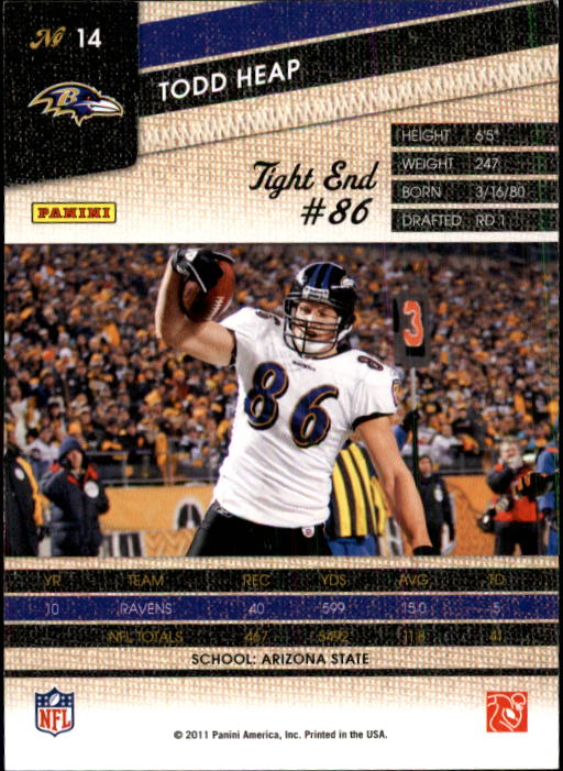A2278- 2011 Panini Threads FB Cards 1-250 +Rookies -You Pick- 15+ FREE US SHIP - Picture 29 of 482