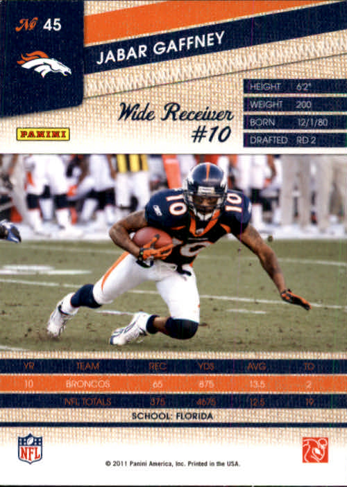 A2278- 2011 Panini Threads FB Cards 1-250 +Rookies -You Pick- 15+ FREE US SHIP - Picture 91 of 482