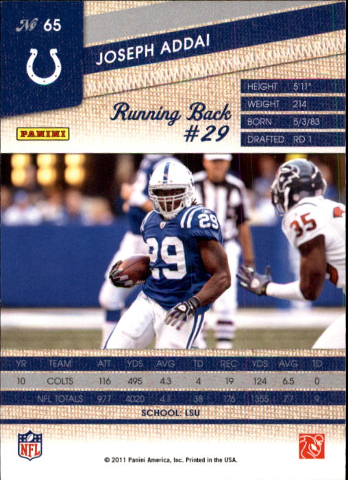 A2278- 2011 Panini Threads FB Cards 1-250 +Rookies -You Pick- 15+ FREE US SHIP - Picture 125 of 482