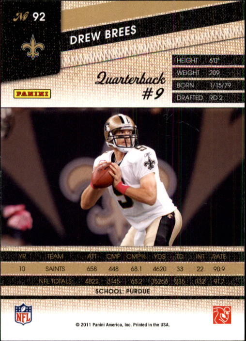 A2278- 2011 Panini Threads FB Cards 1-250 +Rookies -You Pick- 15+ FREE US SHIP - Picture 179 of 482