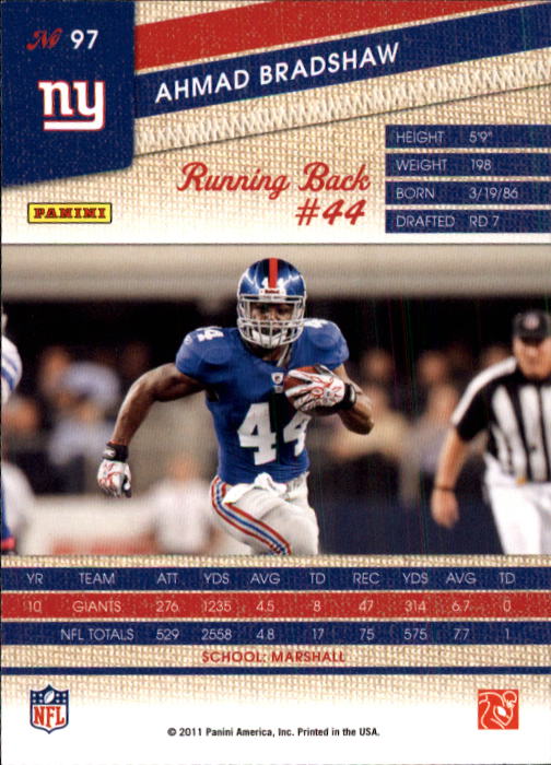 A2278- 2011 Panini Threads FB Cards 1-250 +Rookies -You Pick- 15+ FREE US SHIP - Picture 189 of 482
