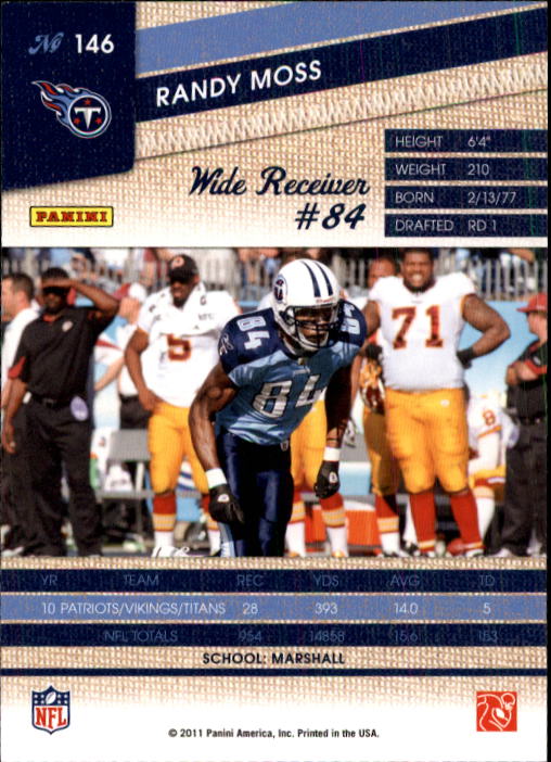 A2278- 2011 Panini Threads FB Cards 1-250 +Rookies -You Pick- 15+ FREE US SHIP - Picture 287 of 482