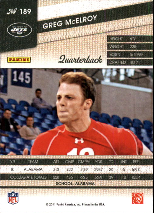 A2278- 2011 Panini Threads FB Cards 1-250 +Rookies -You Pick- 15+ FREE US SHIP - Picture 364 of 482