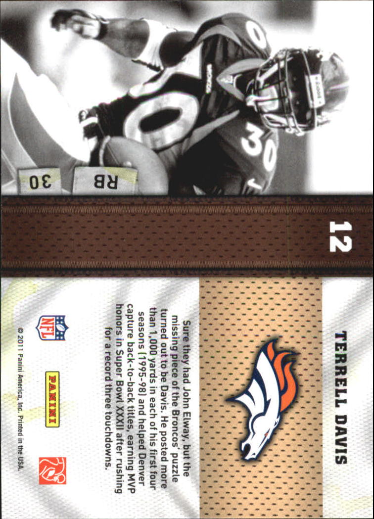 2011 Panini Threads Football Card Pick (Inserts) - Picture 129 of 223
