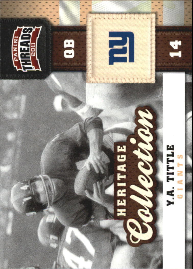 2011 Panini Threads Heritage Collection #14 Y.A. Tittle