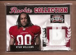 2011 Panini Threads Rookie Collection Materials Prime #28 Ryan Williams