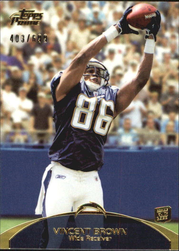 2011 Topps Prime Gold #143 Vincent Brown