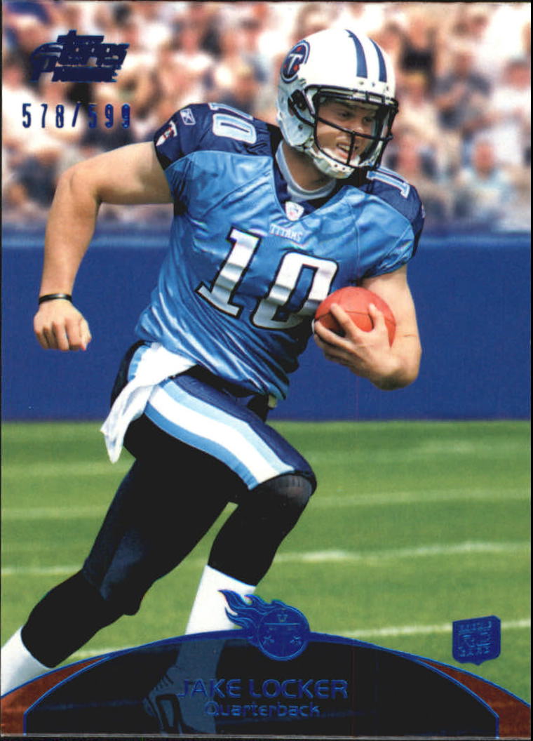 2011 Topps Prime Blue #82 Jake Locker
