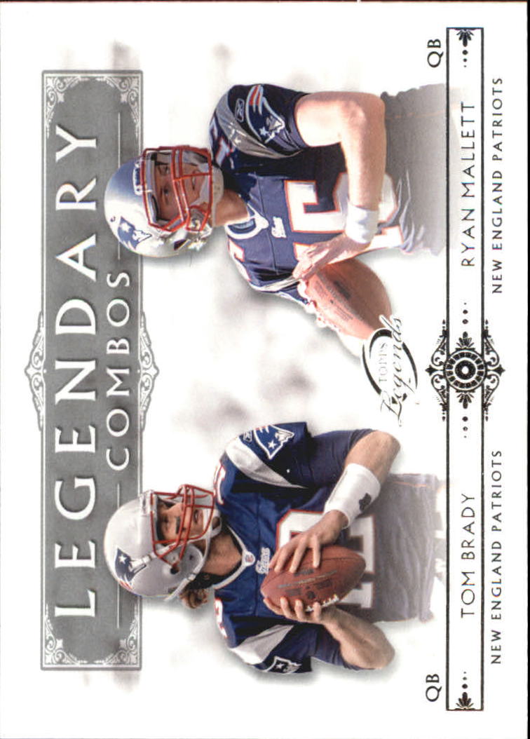 2011 Topps Legends Combo #LCBM Tom Brady#{Ryan Mallet